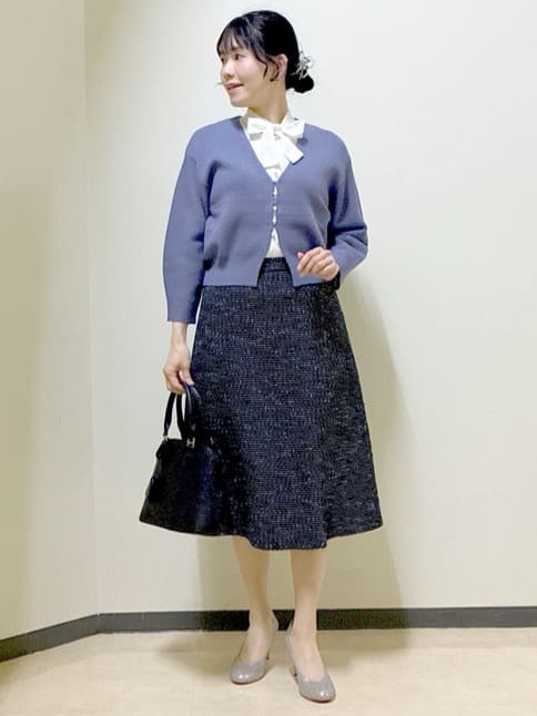  beni_gingerさんの「Reflect｜【レイヤードに◎】ボウタイブラウス」を使ったコーディネート