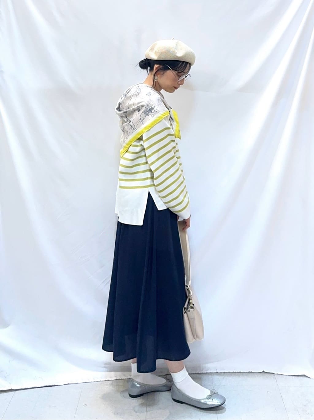 𝐇𝐢𝐫𝐨𝐦𝐢さんの「SHOO･LA･RUE｜ふんわり女性らしさあふれる ギャザーフレアスカート」を使ったコーディネート