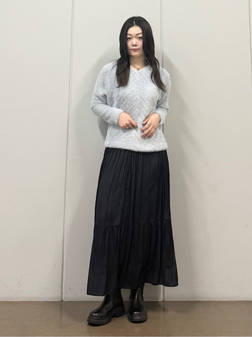 mizukiさんの「INDIVI｜【軽羽織り】フーディーライトコート」を使ったコーディネート