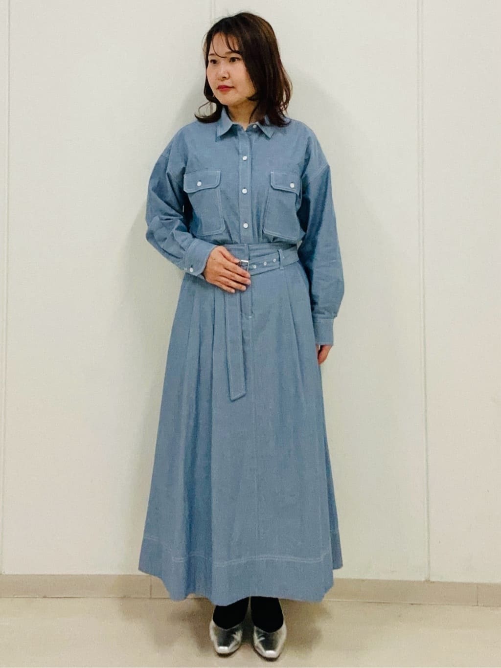 haseさんの「Reflect｜【羽織にも◎】ダンガリーシャツ」を使ったコーディネート