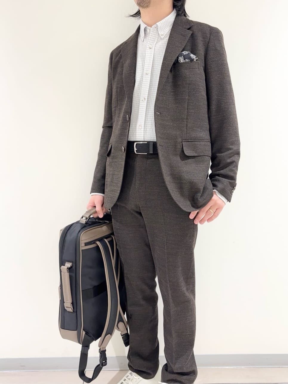及川さんの「TAKEO KIKUCHI｜【Sサイズ～】ラッセルメッシュ ジャケット」を使ったコーディネート
