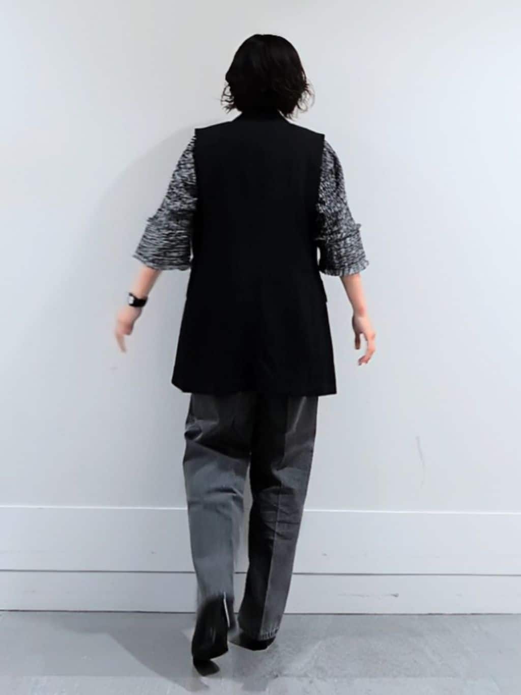 ミズタさんの「UNTITLED｜【セットアップ可/洗える】スラブテーラードカラージレ」を使ったコーディネート
