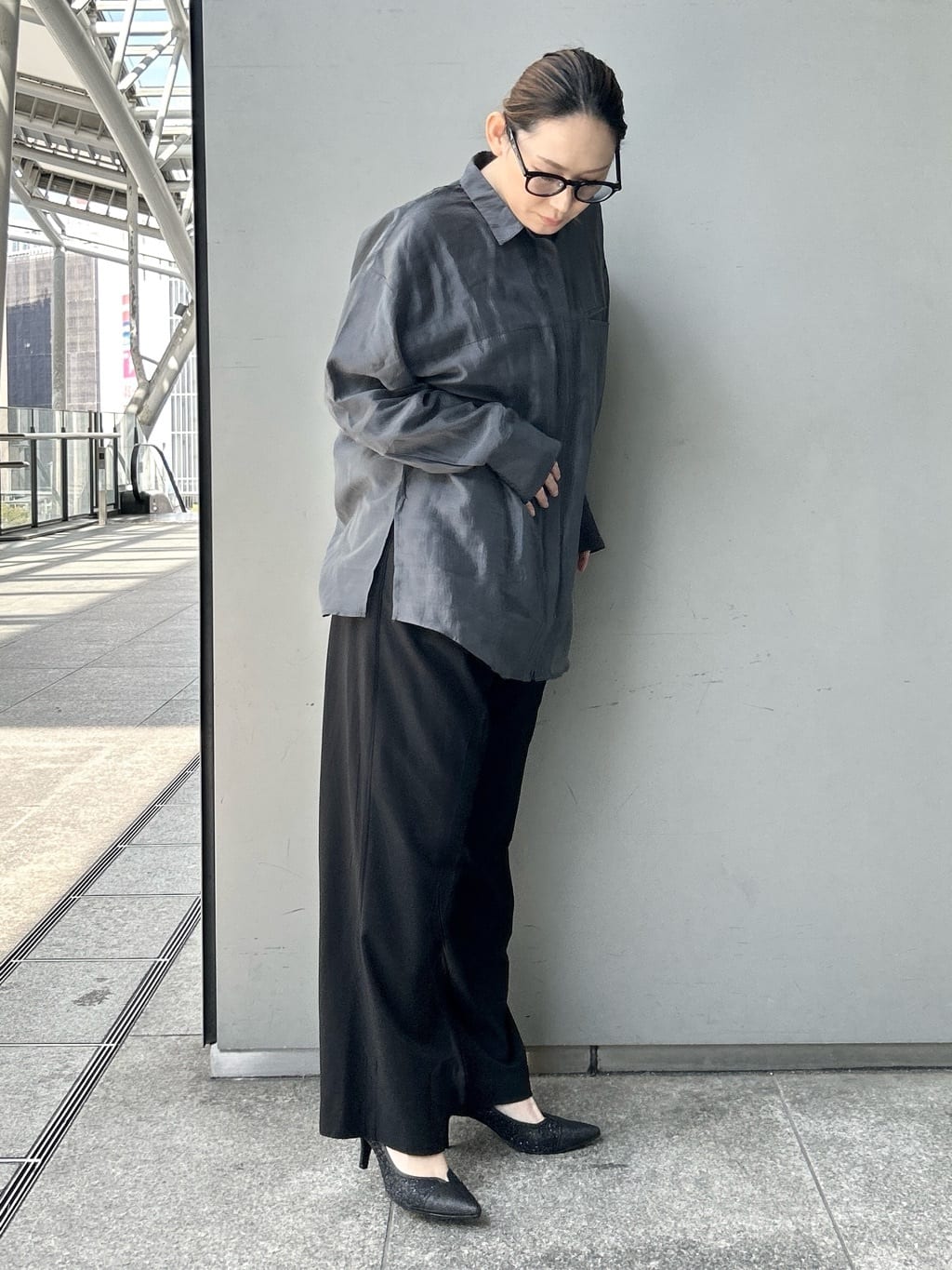 machikoさんの「ESPERANZA｜ハートカットストラップパンプス」を使ったコーディネート