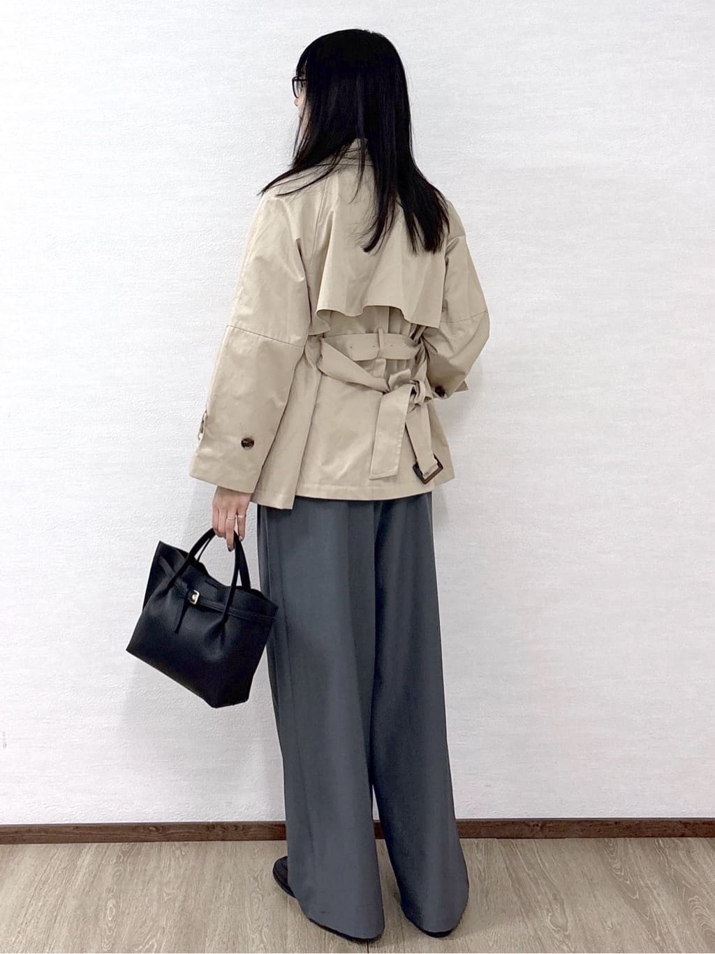 sachikoさんの「OPAQUE.CLIP｜ミドルトレンチコート【洗濯機OK】」を使ったコーディネート