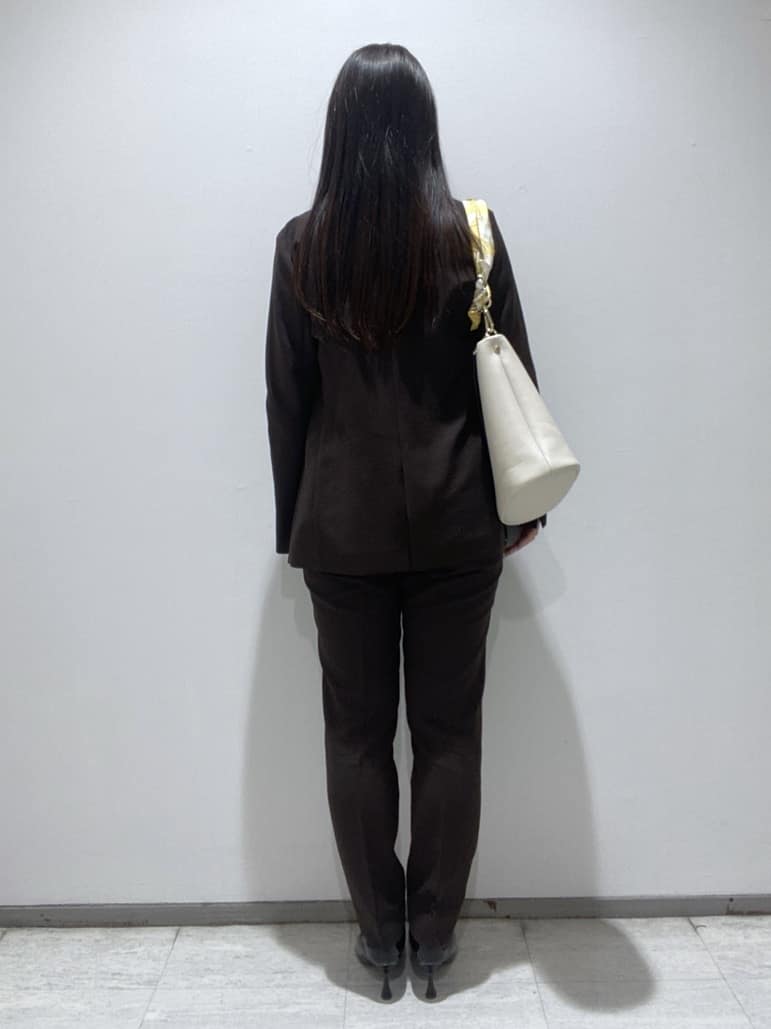 meiさんの「INDIVI｜【洗える／UVケア／麻調】シングルジャケット」を使ったコーディネート