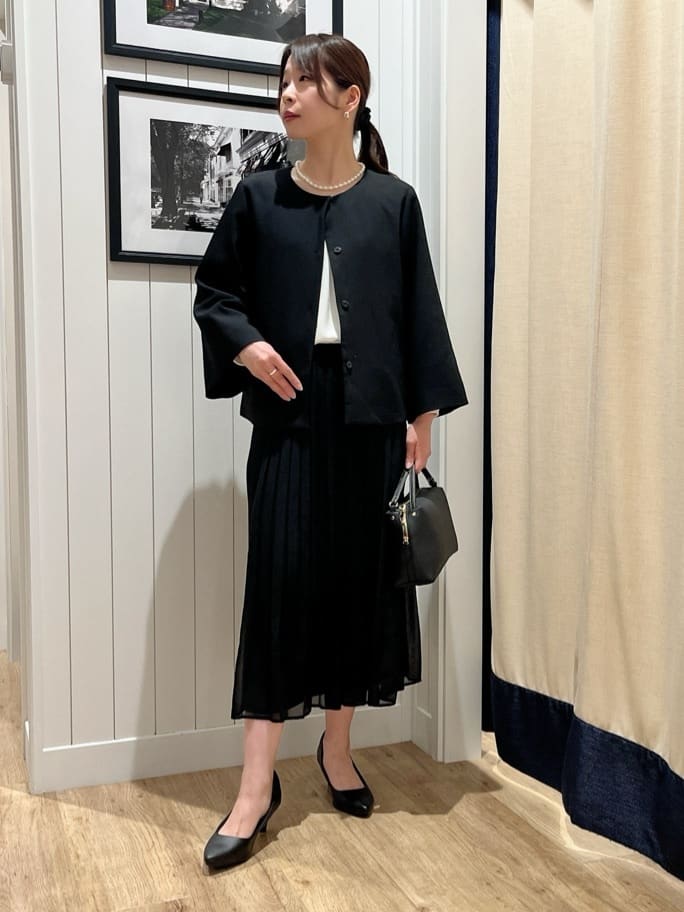 mihoさんの「Dessin｜【洗える】ジョーゼットブラウス」を使ったコーディネート