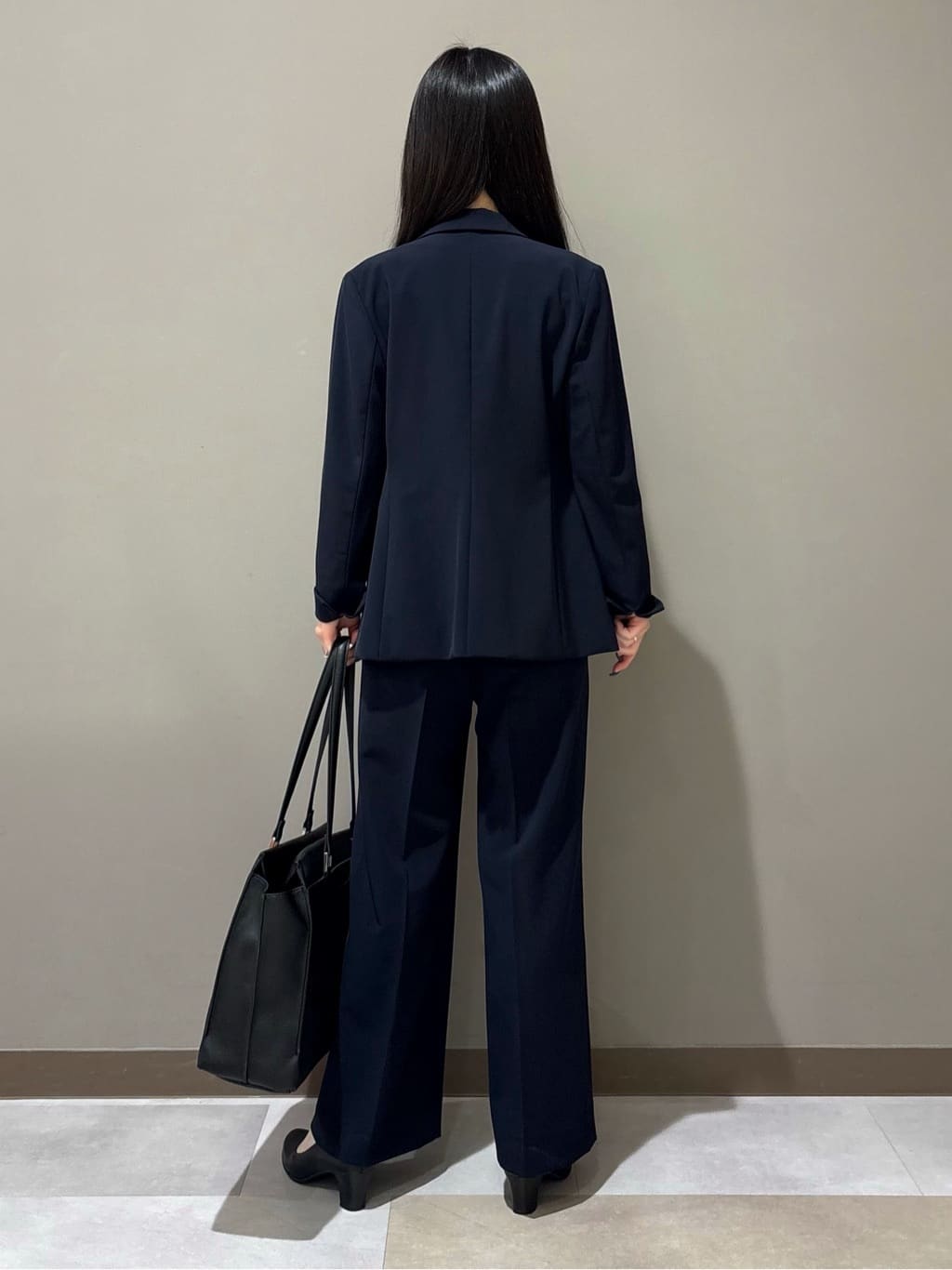KEIKOさんの「INDIVI｜【通勤スーツ／洗える】ストレッチテーラードカラージャケット」を使ったコーディネート