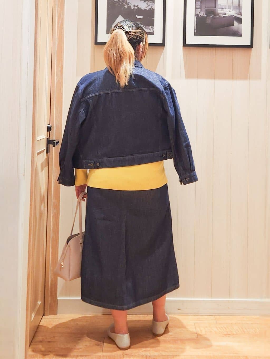 れーやんさんの「SHOO･LA･RUE｜【SHOO・LA・RUE DENIM】羽織るだけでこなれる　オーバーサイズデニムジャケット」を使ったコーディネート