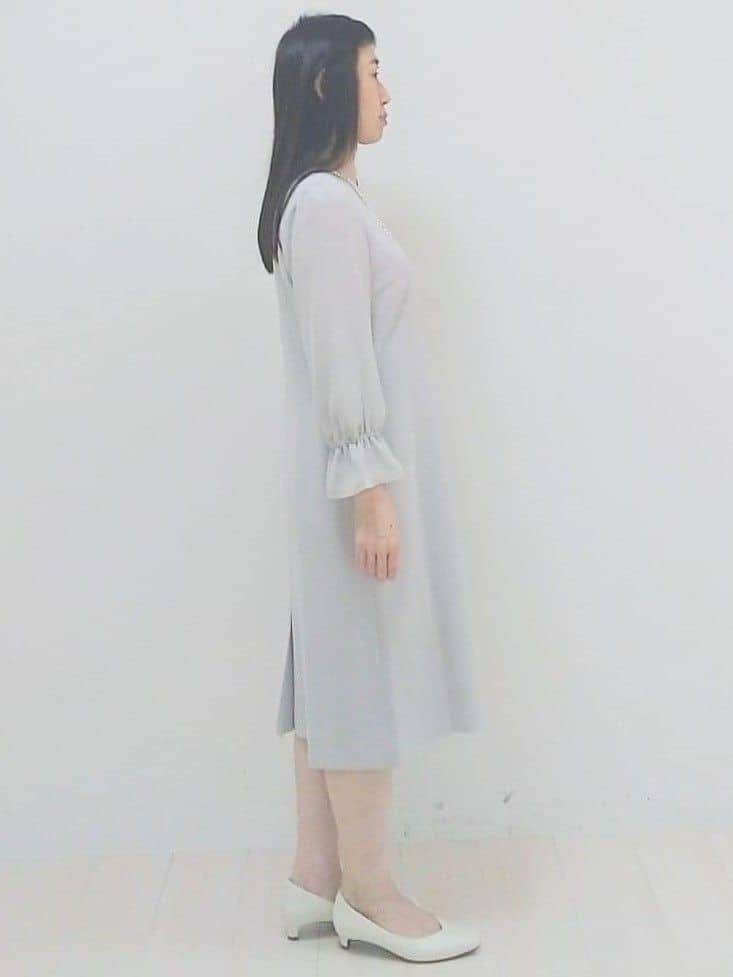 SANAさんの「Reflect｜【SS-4Lサイズ／セットアップ可】キャンディスリーブワンピース」を使ったコーディネート