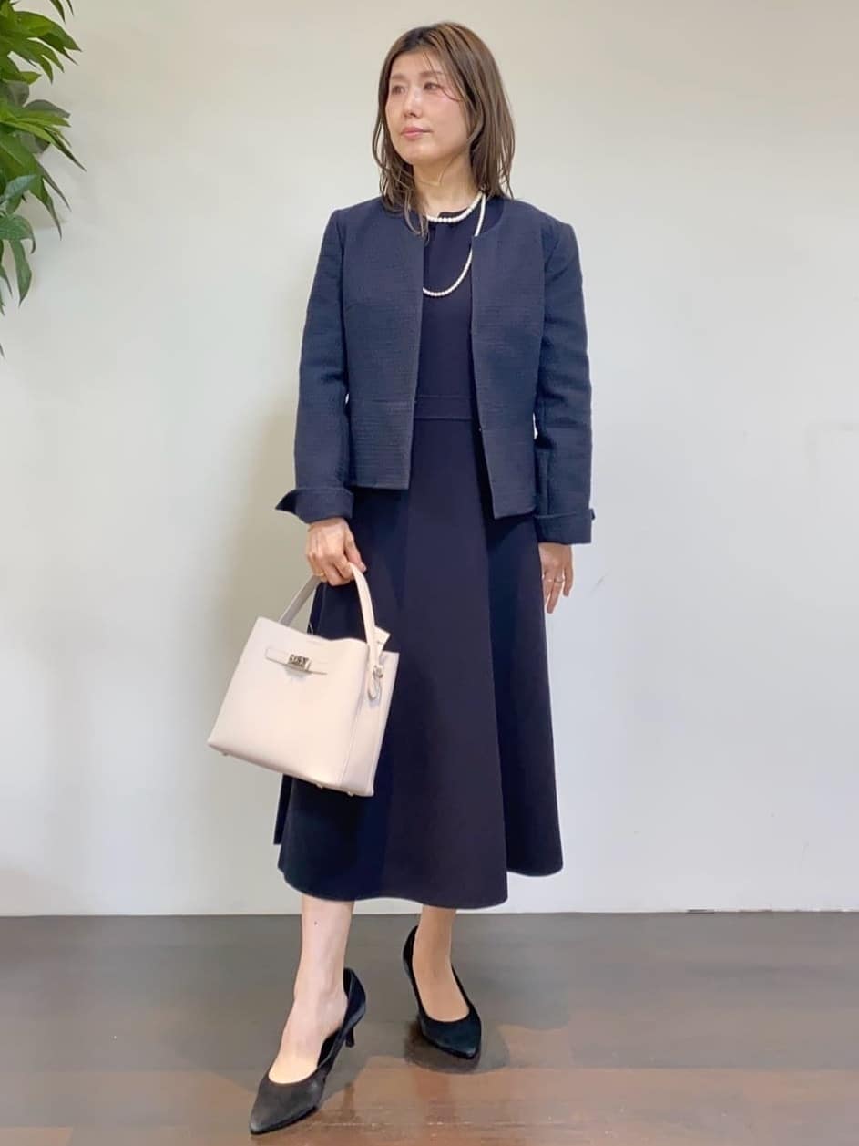 tomoさんの「UNTITLED｜【きれいめ】ツイード ペプラムジャケット」を使ったコーディネート