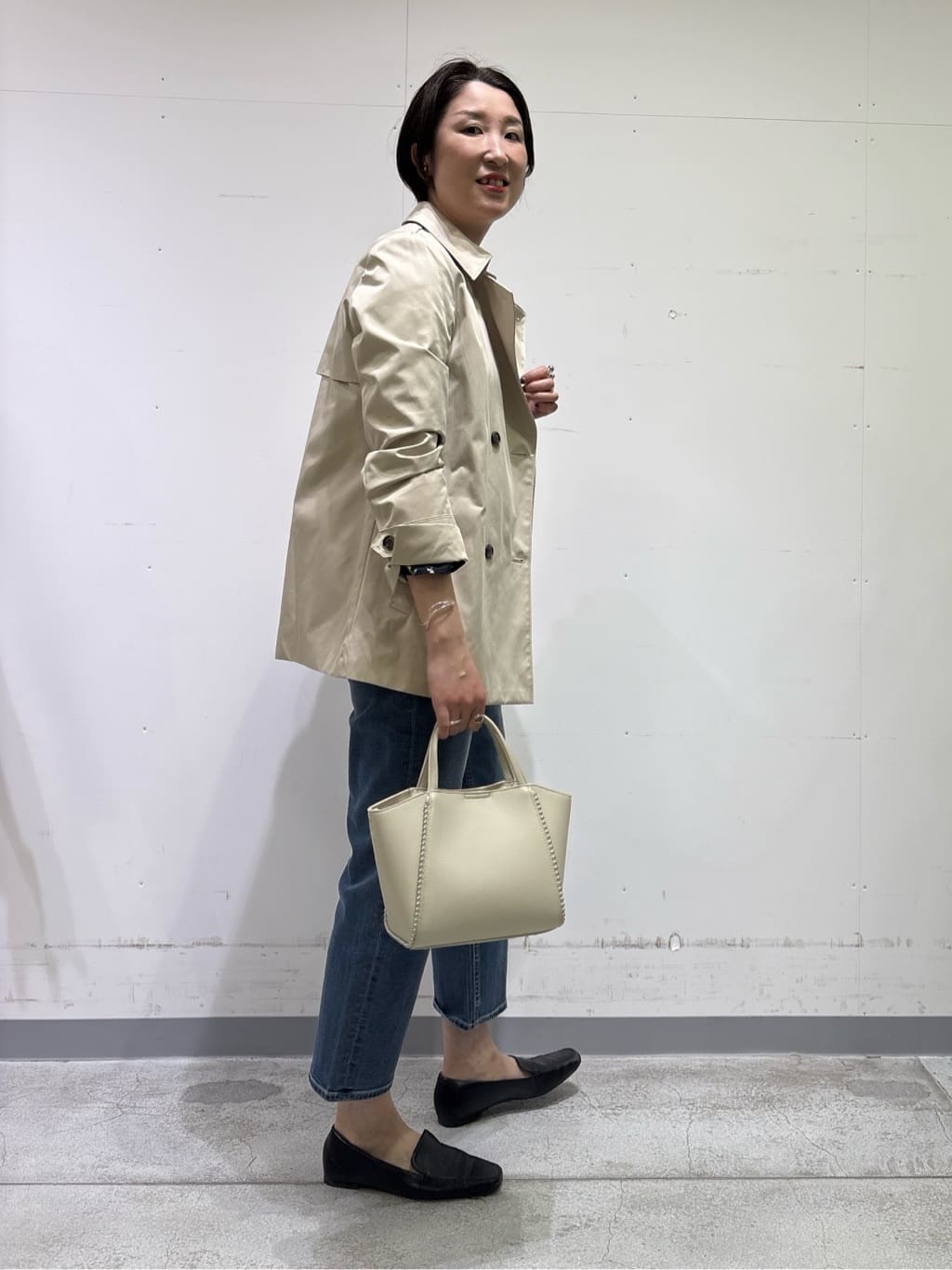 yuriさんの「INDIVI｜【洗える／前後2WAY】インナータンクトップ」を使ったコーディネート