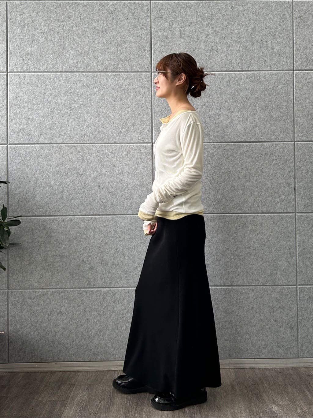 harunaさんの「CODE A｜henry long sleeve」を使ったコーディネート