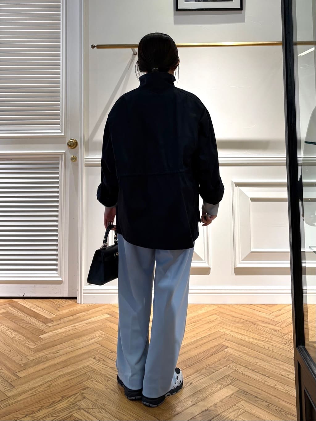 cocoさんの「DRESSTERIOR｜◆ウォッシャブルコットンカシミヤプルオーバーニット」を使ったコーディネート