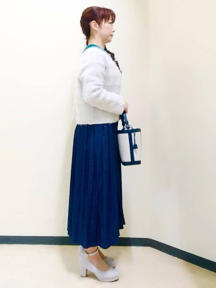 花さんの「Reflect｜【着映え◎】衿つきニットトップス」を使ったコーディネート