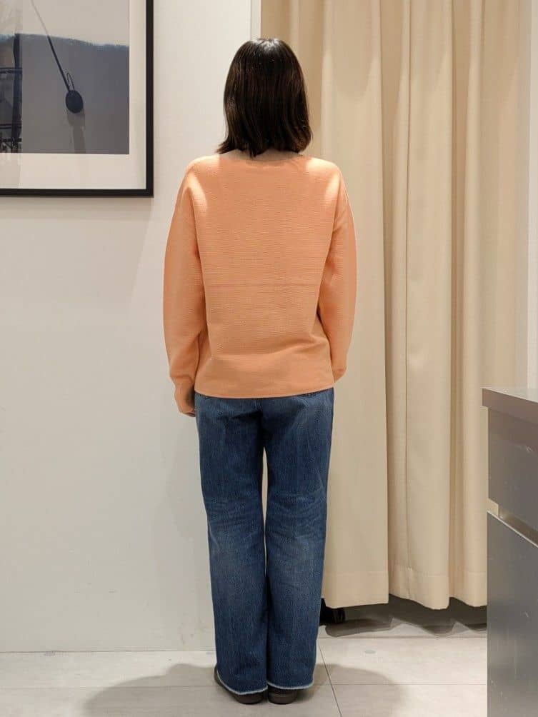 なめさんの「THE SHOP TK｜【S-XLサイズ/選べる6色】どこから見ても美しい ガーターニット/洗濯機OK」を使ったコーディネート