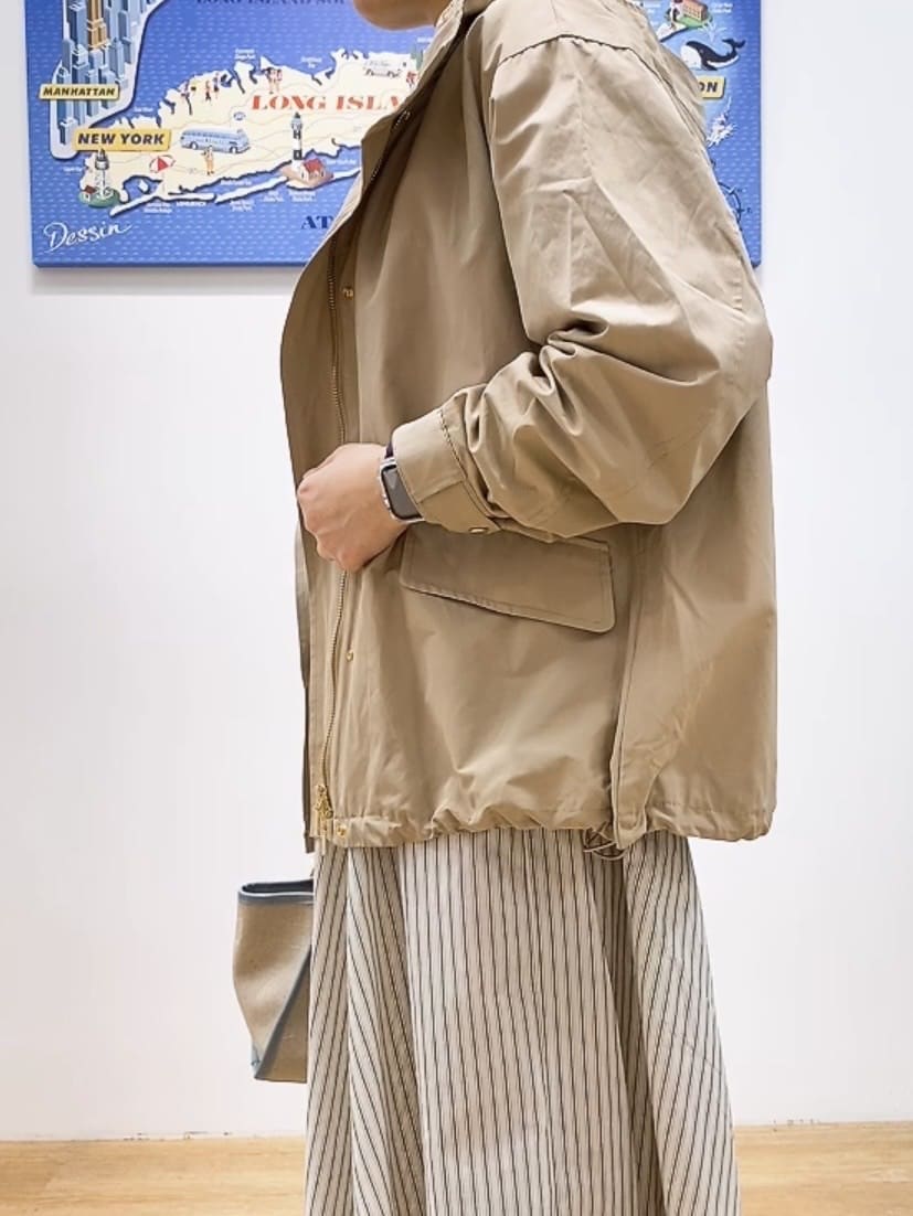 Hamaさんの「Dessin｜【撥水/2WAY】フーディーブルゾン」を使ったコーディネート