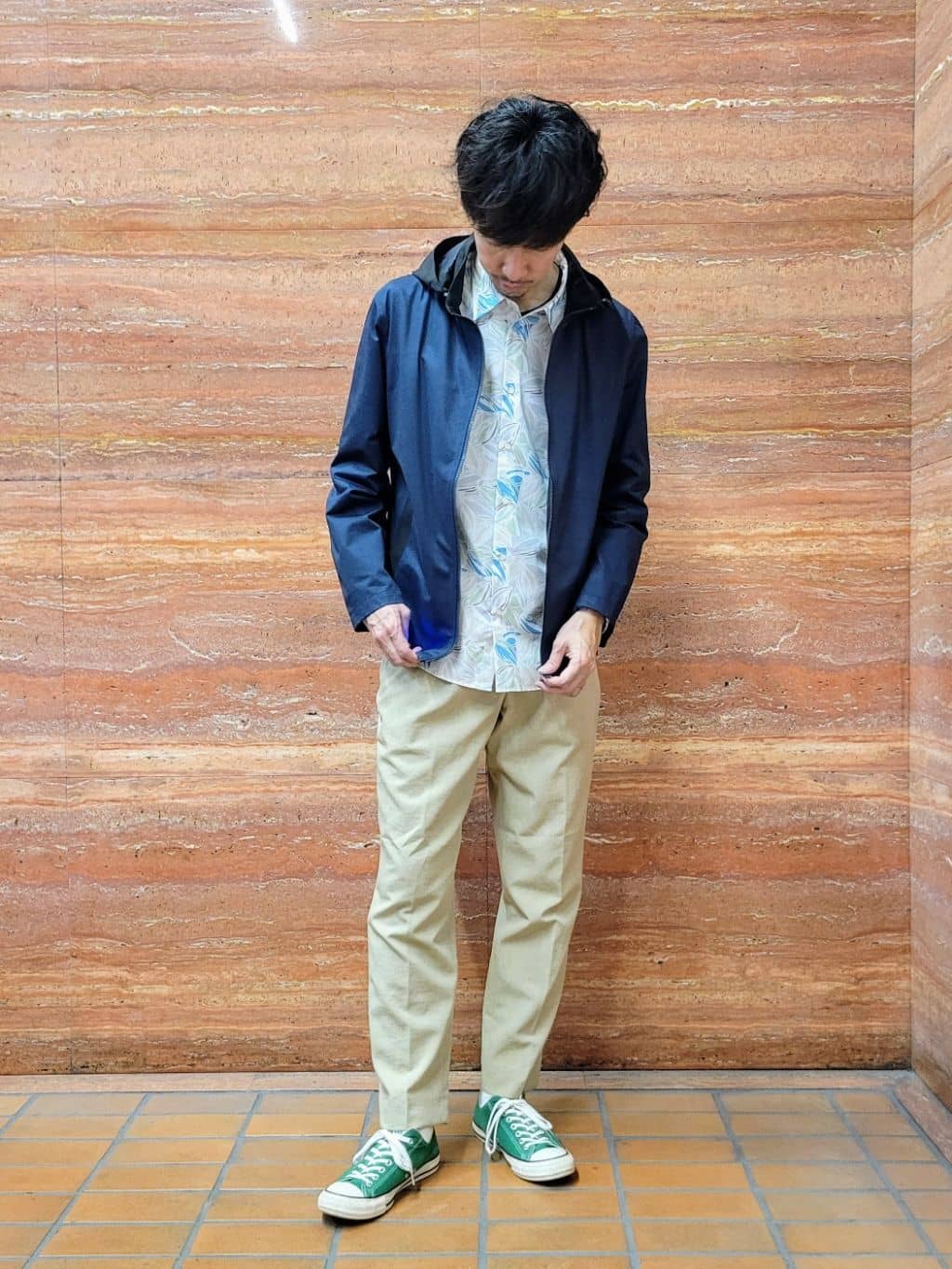 piroyaさんの「TAKEO KIKUCHI｜2WAYアクティブ ライト ブルゾン」を使ったコーディネート