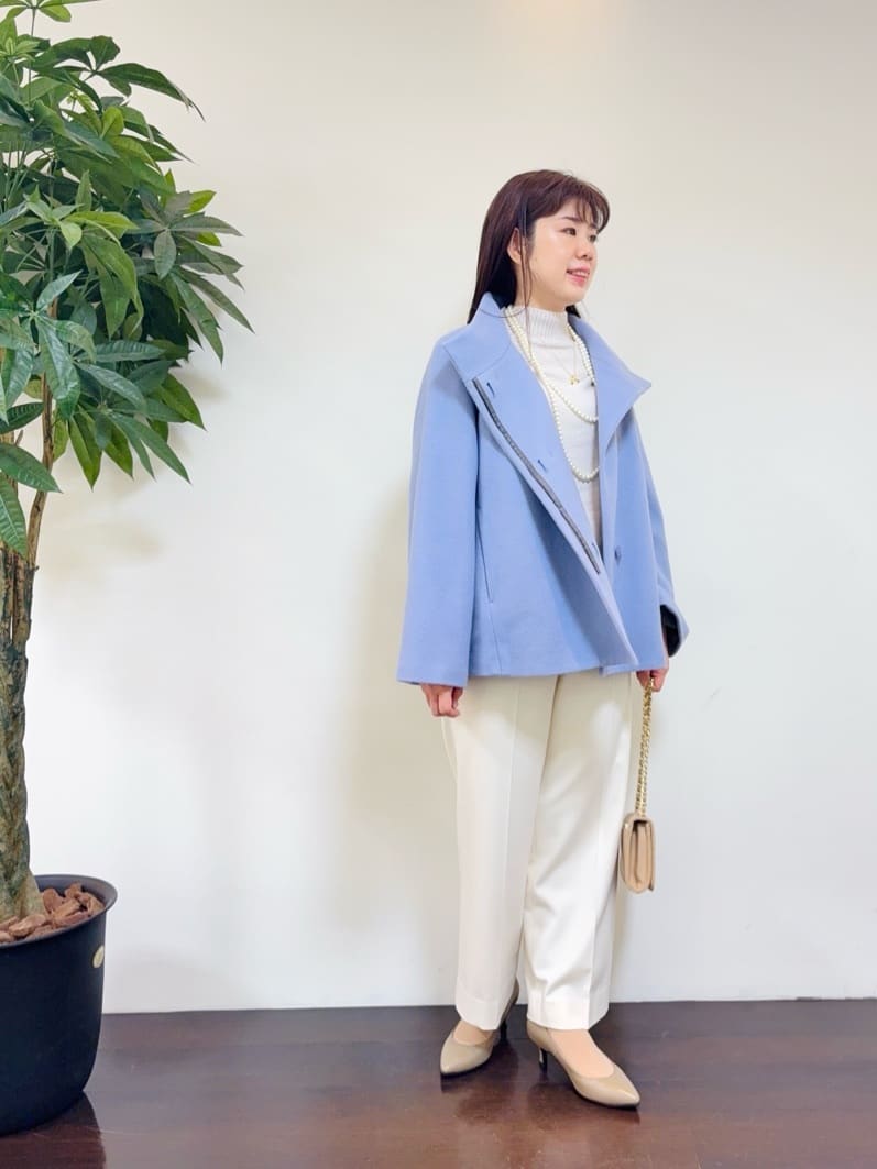 CHISATOさんの「UNTITLED｜【8色展開/洗える】ウールカシミヤ ハイネックニット」を使ったコーディネート