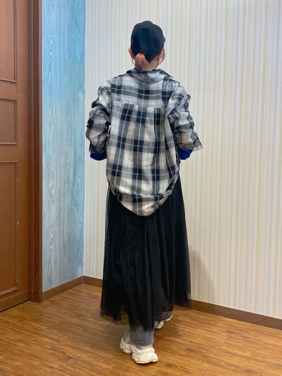 ayaさんの「SHOO･LA･RUE｜【洗濯機可/S-LL】ほどよいゆとりの もちっとやわらかリブニット」を使ったコーディネート