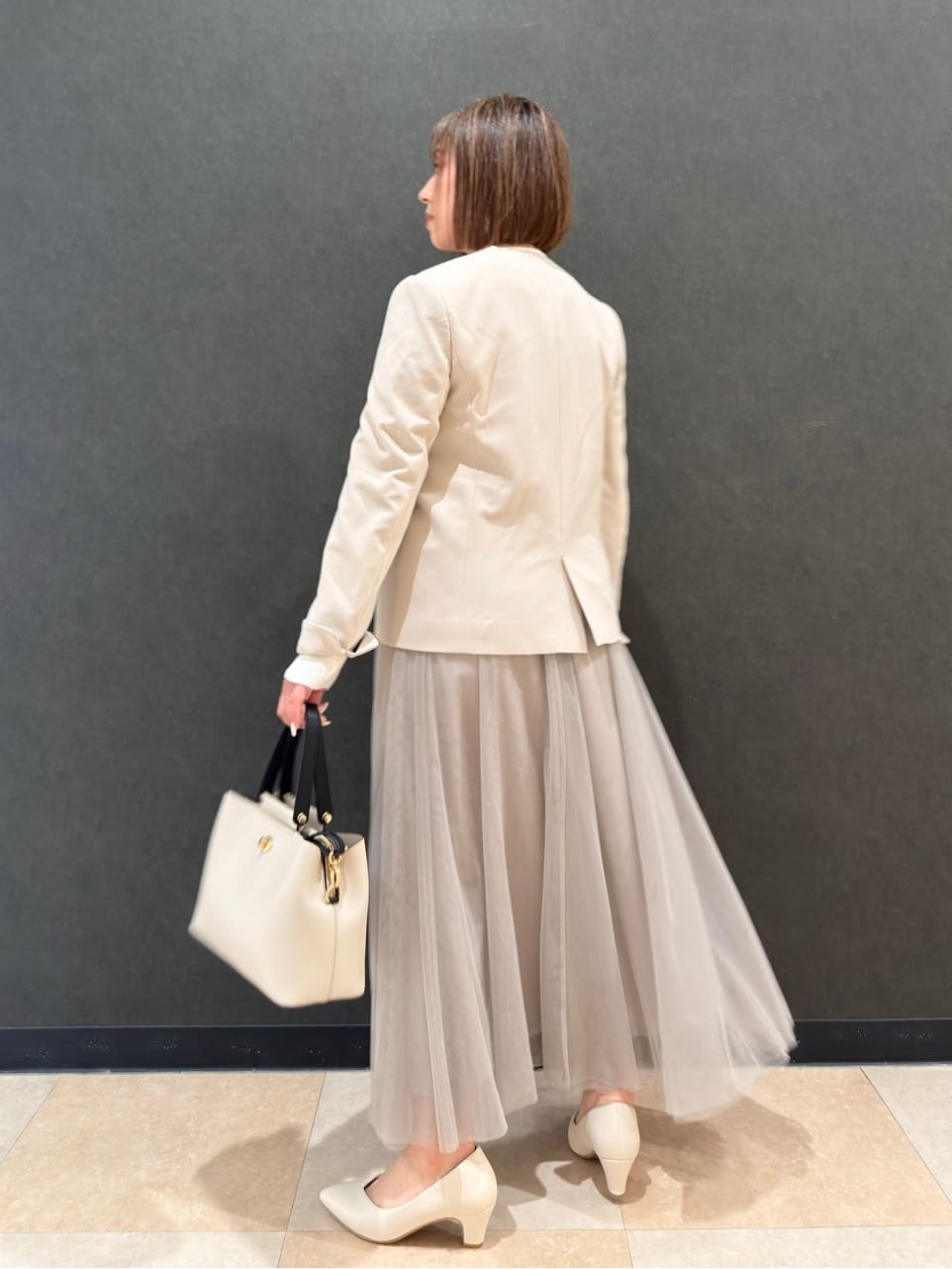 Megさんの「SHOO･LA･RUE｜【セレモニー】5cmヒールパンプス」を使ったコーディネート