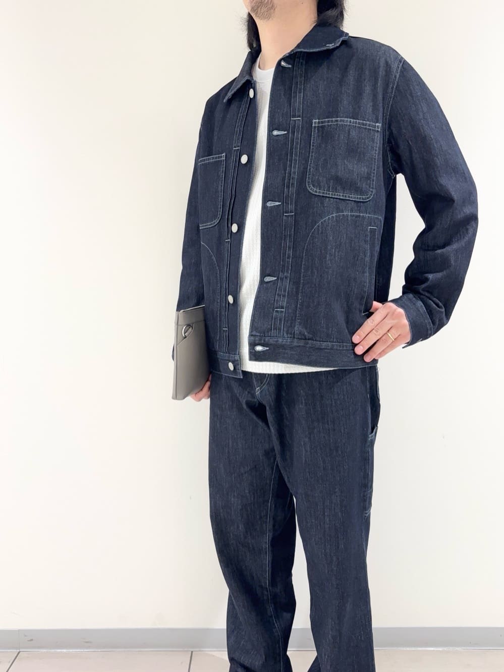 及川さんの「TAKEO KIKUCHI｜【BOWLER HAT LABEL】エクスプローラー Gジャン」を使ったコーディネート