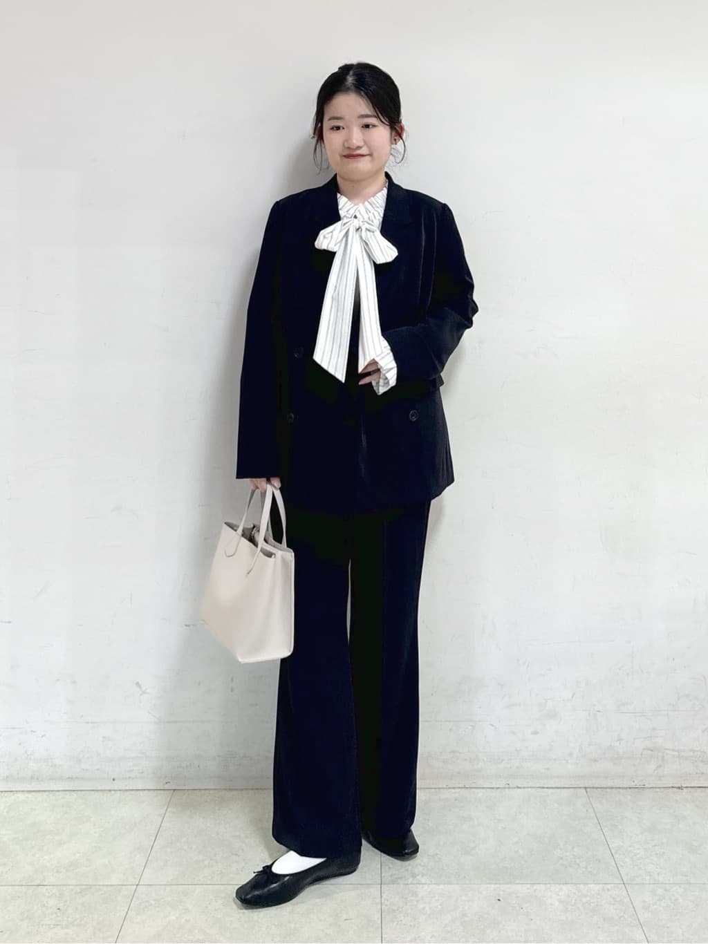 Harunaさんの「Dessin｜【入卒/セレモニー/お仕事/セットアップ可能】ダブルジャケット」を使ったコーディネート