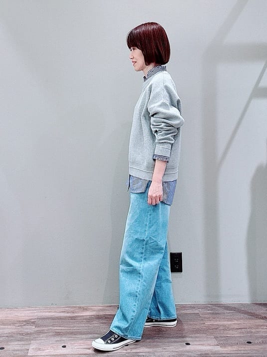 Satoさんの「Dessin｜【洗える】フリルネックブラウス」を使ったコーディネート