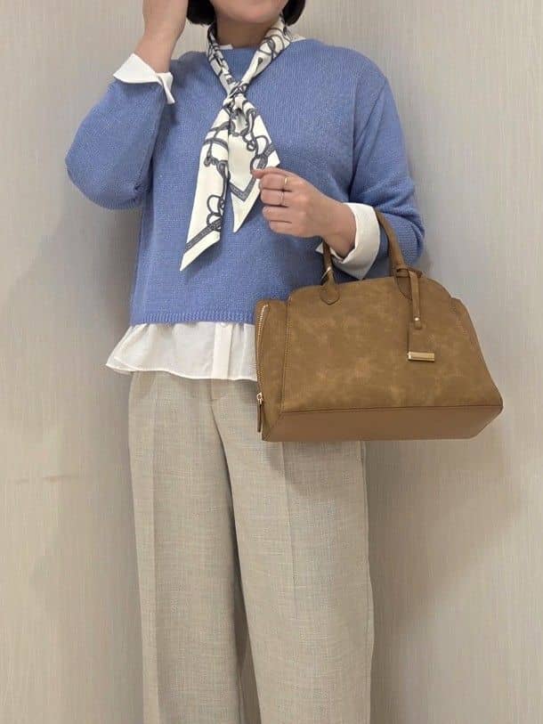 naokoさんの「UNTITLED｜【定番人気/はっ水/洗える】タスランショートトレンチコート」を使ったコーディネート