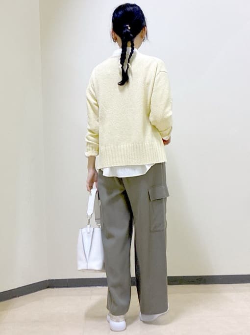  beni_gingerさんの「Reflect｜【レイヤードにおすすめ◎】ロング丈リラクシーニット」を使ったコーディネート
