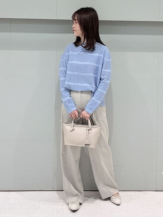 makiさんの「UNTITLED｜◆【ゆったり/洗える】クロップドニットプルオーバー」を使ったコーディネート