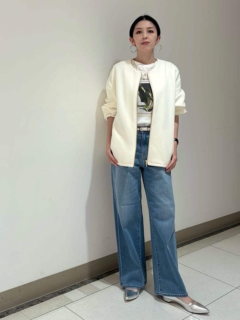 環さんの「UNTITLED｜【コットン100/洗える】フォトロングTシャツ」を使ったコーディネート