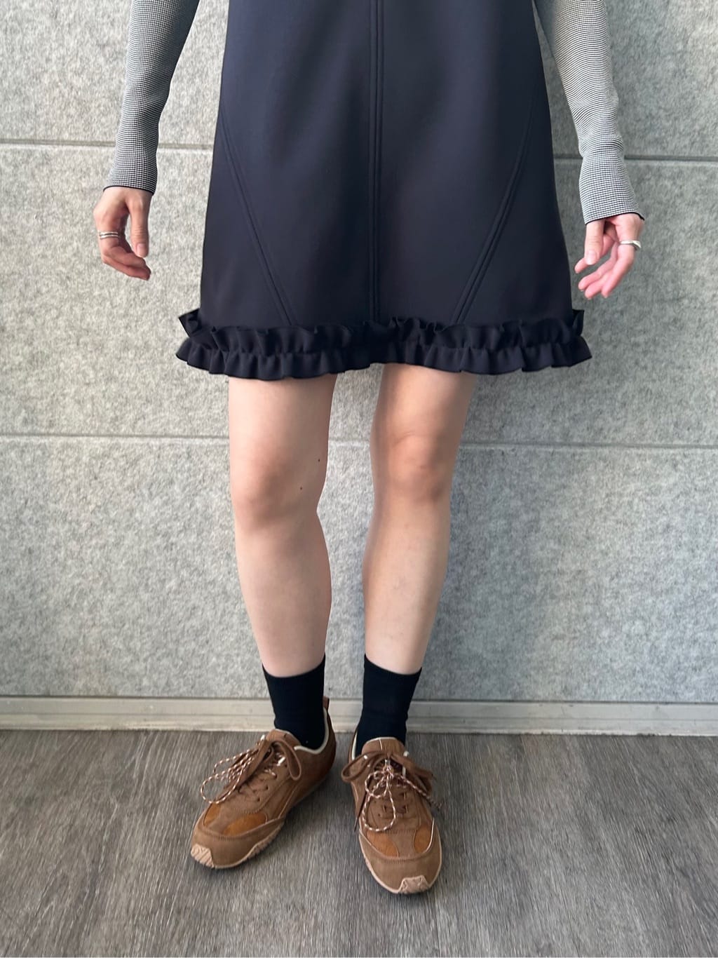 honoka Aさんの「CODE A｜【Re】stretch hook cardigan」を使ったコーディネート