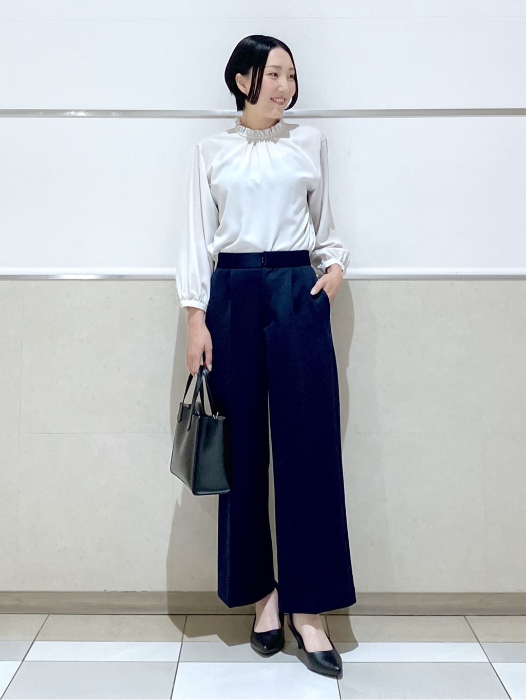 eriko さんの「Dessin｜【花粉ガード/撥水加工/洗える】ステンカラースプリングコート」を使ったコーディネート