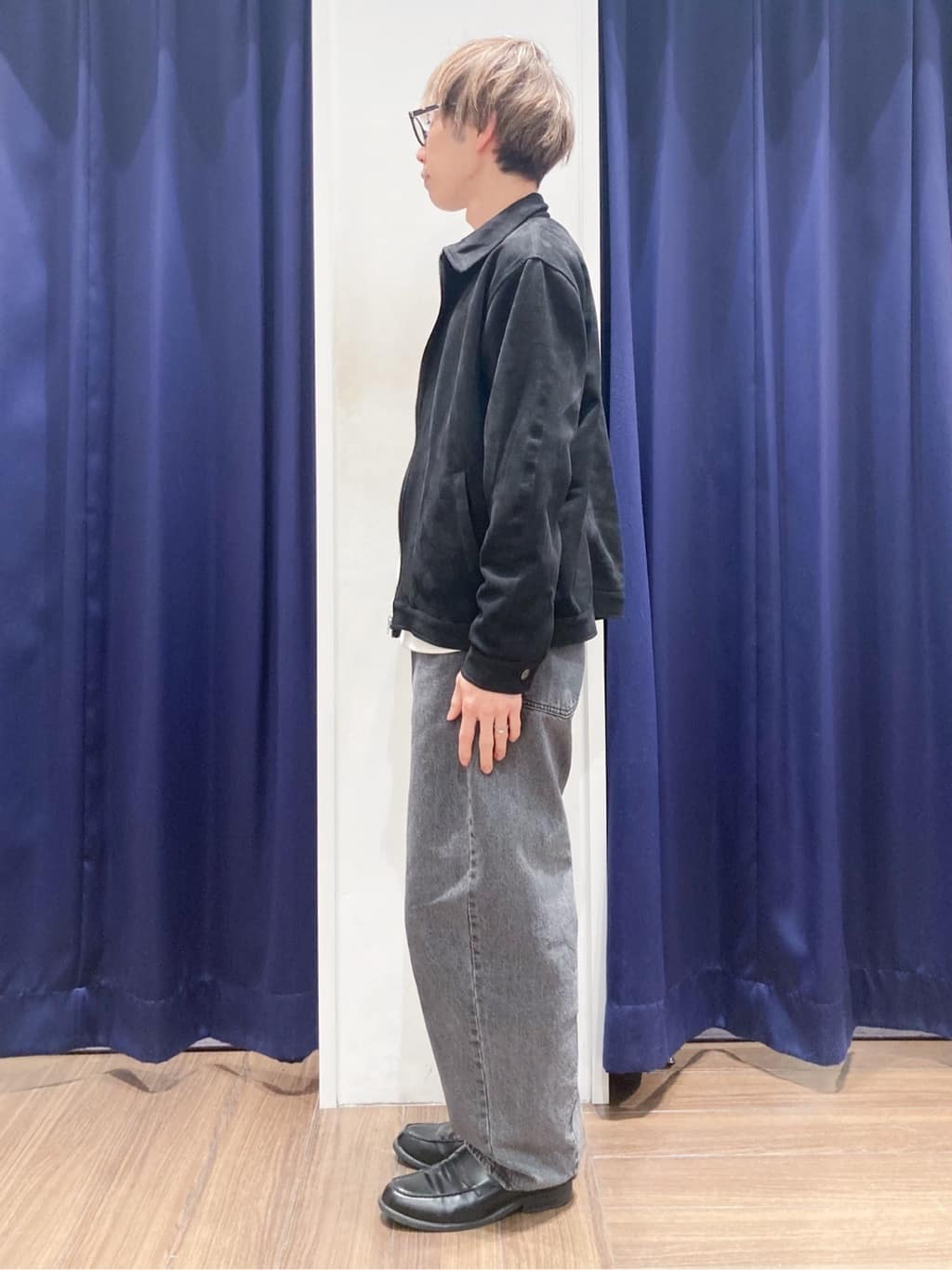 つーじーさんの「THE SHOP TK｜【大人のデイリースタイルを格上げ】ジャカードリンクススウエット　洗濯機OK」を使ったコーディネート