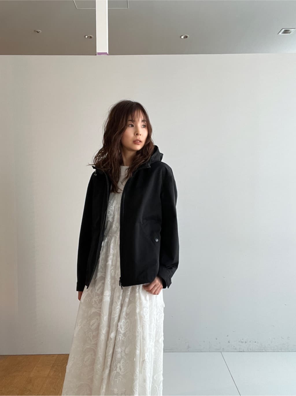 misaさんの「DRESSTERIOR｜【ウォッシャブル】コットン エンブロイダリードレス」を使ったコーディネート