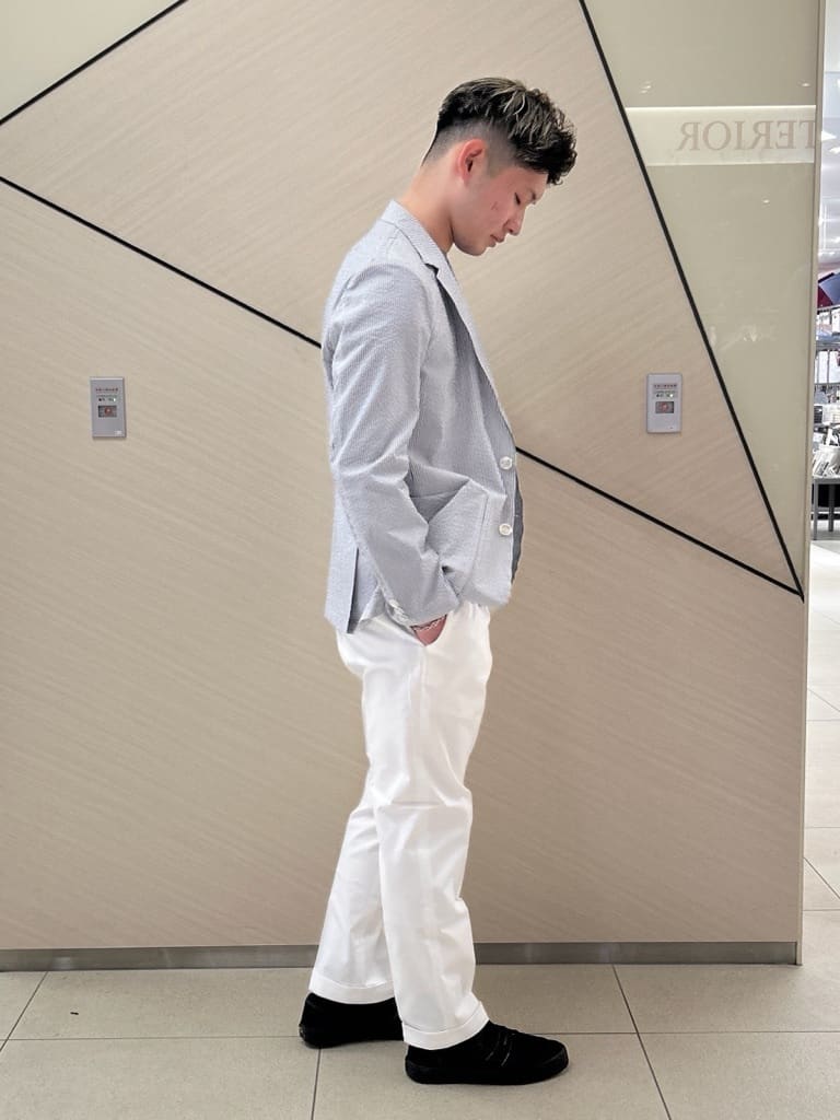 千葉亮太さんの「DRESSTERIOR｜【干場義雅&times;DRESSTERIOR/ウォッシャブル】コットントラウザーズ」を使ったコーディネート
