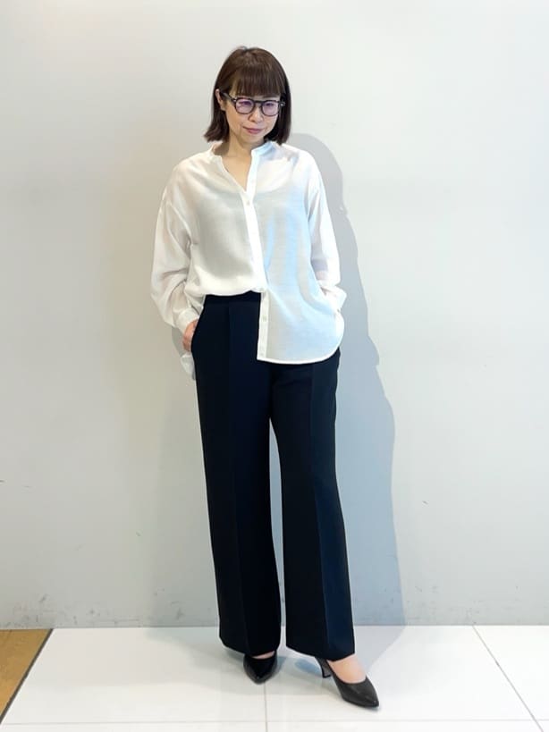murayamaさんの「INDIVI｜【洗える／上品】きれいめ着流しカーディガンニット」を使ったコーディネート