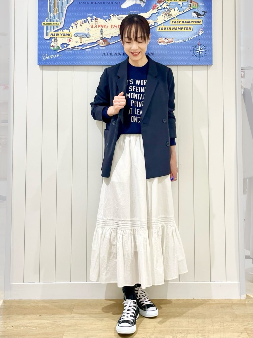 uwatokoさんの「Dessin｜【入卒/セレモニー/お仕事/セットアップ可能】ダブルジャケット」を使ったコーディネート