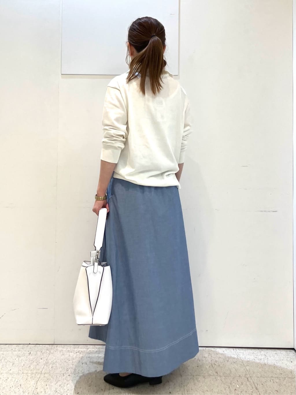 kozuさんの「Reflect｜スキッパーネックニットプルオーバー」を使ったコーディネート