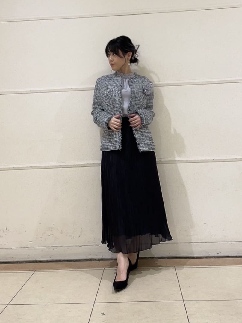 watanabeさんの「UNTITLED｜【仕事着/スーツ】ファンシーツイード ジャケット」を使ったコーディネート