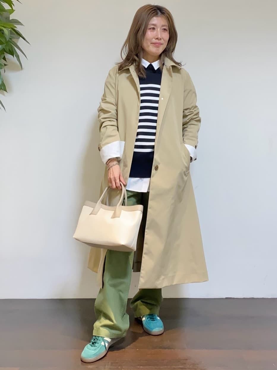 tomoさんの「UNTITLED｜◆【はっ水/洗える】タスランステンカラーコート」を使ったコーディネート