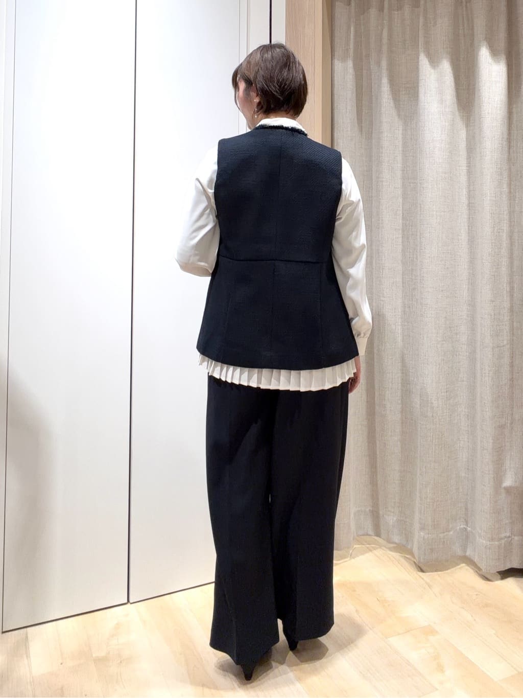 nanakoさんの「grove｜【マシンウォッシュ/防シワ/S-3L】着回しできるカセット服ワイドパンツ」を使ったコーディネート