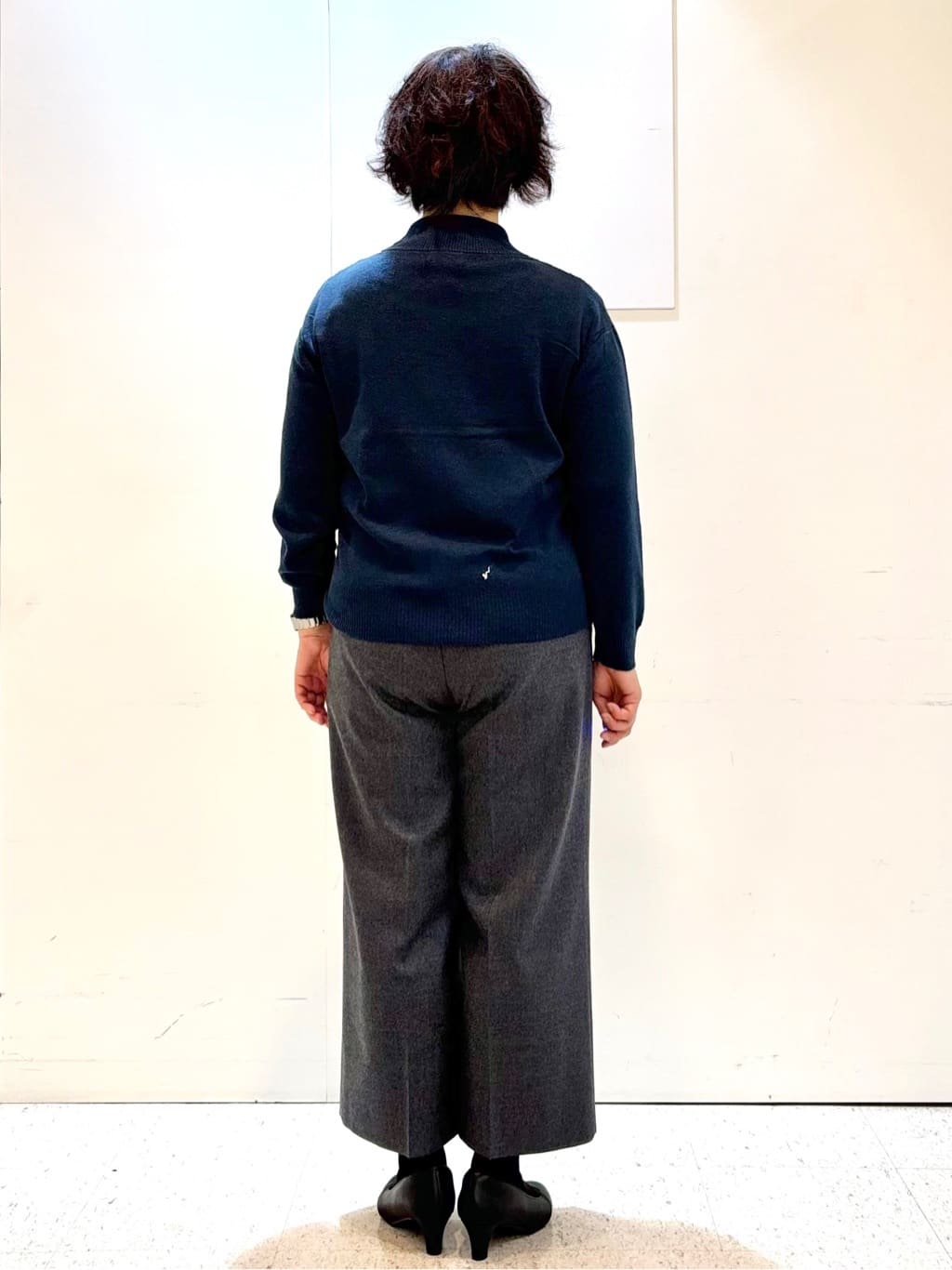 ヤスコさんの「Reflect｜アーガイル柄ハイネックニット」を使ったコーディネート