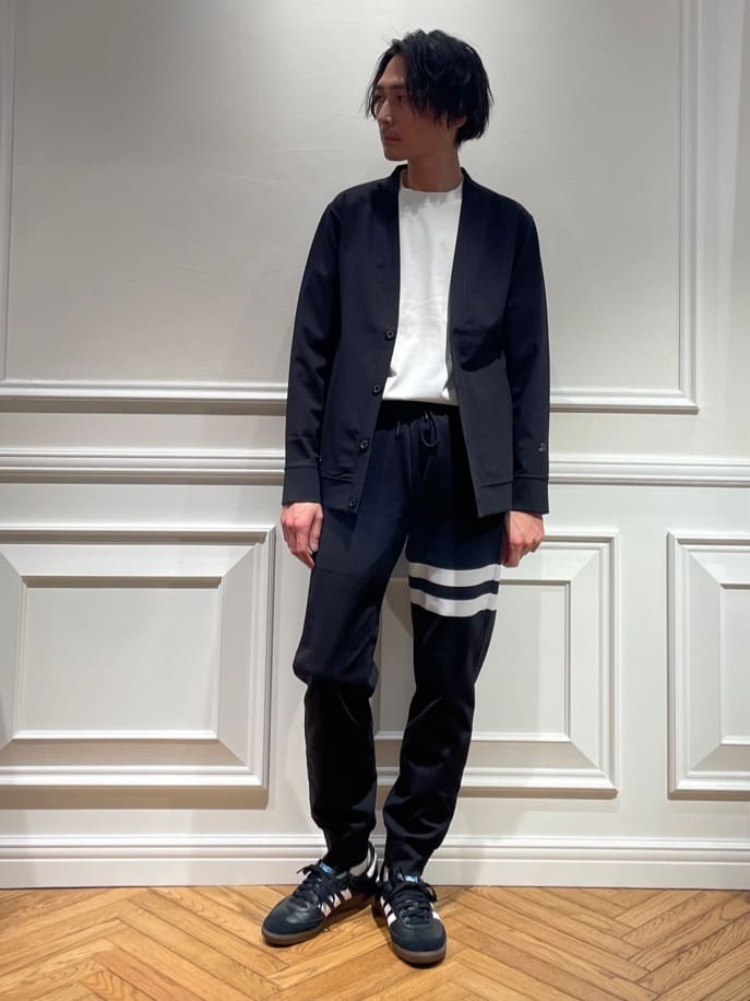 橋本さんの「DRESSTERIOR｜【接触冷感／セットアップ可】ドライタッチ ハイカウントカットソー カーディガン」を使ったコーディネート