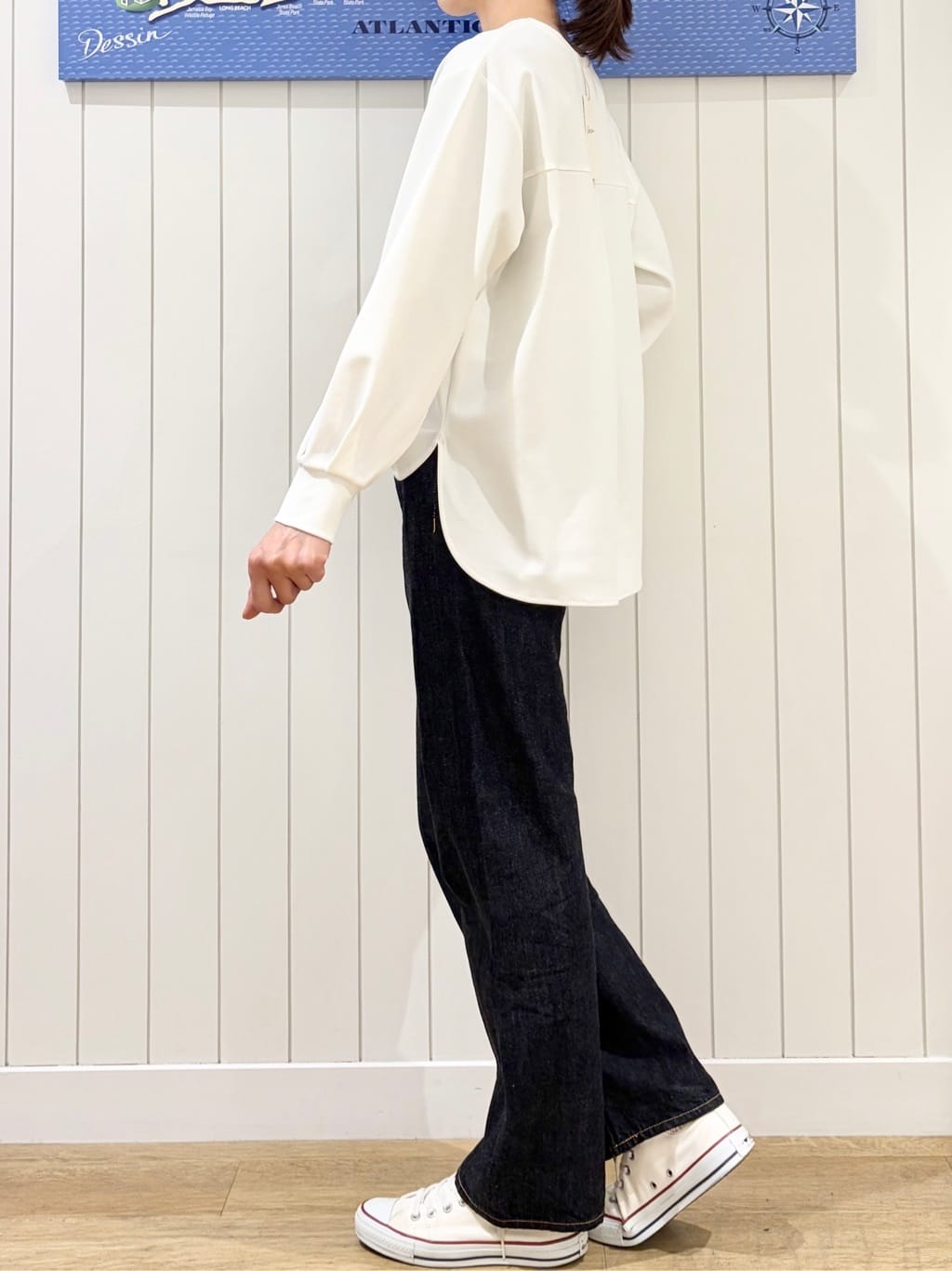 uwatokoさんの「Dessin｜【体型カバー/レイヤード/洗える】ジョーゼットプルオーバーブラウス」を使ったコーディネート