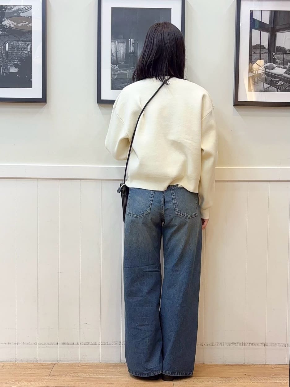えぬさんの「SHOO･LA･RUE｜【2点セット/洗濯機可】時短でコーデが決まる ジャンドレ+リブインナー」を使ったコーディネート