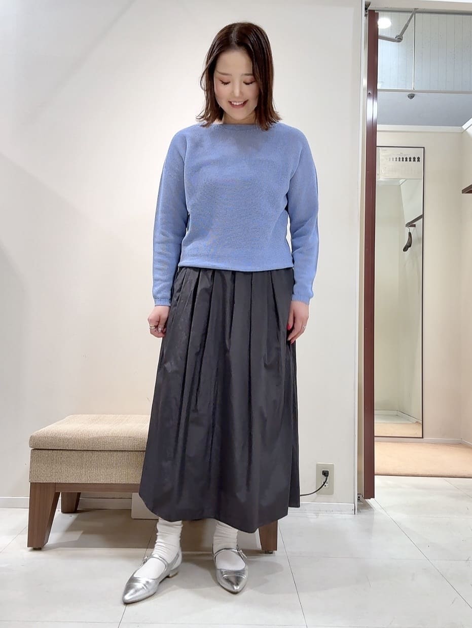 YUIさんの「UNTITLED｜◆【セットアップ可/はっ水】シャイニータイプライターブルゾン」を使ったコーディネート
