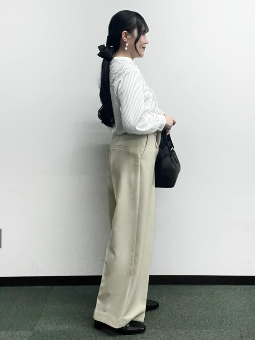 Hitomiさんの「index｜金ボタンダブルブレストテーラードジャケット／セットアップ対応【洗える】」を使ったコーディネート
