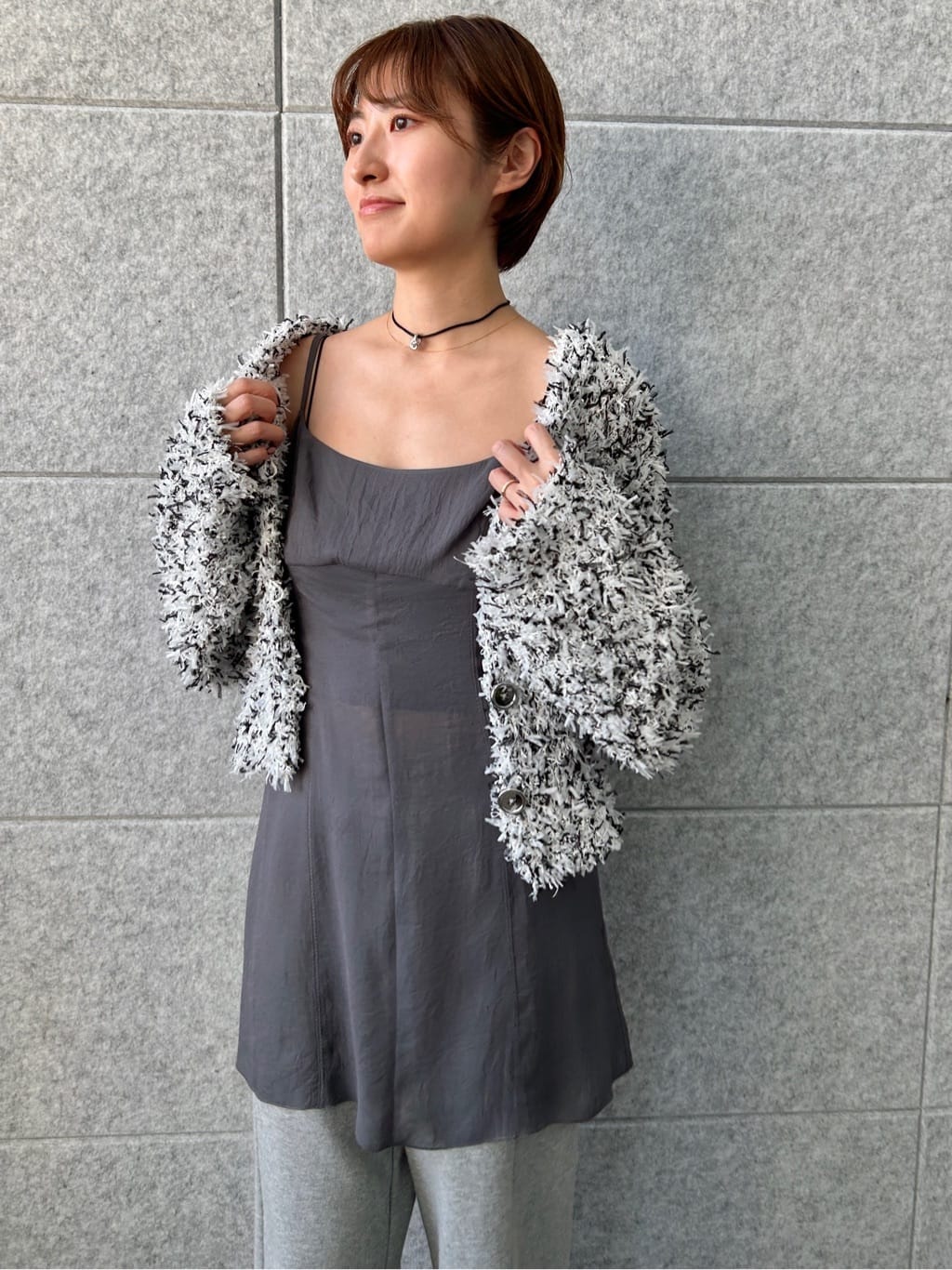 harunaさんの「CODE A｜【Re】ribbon sweat pants」を使ったコーディネート