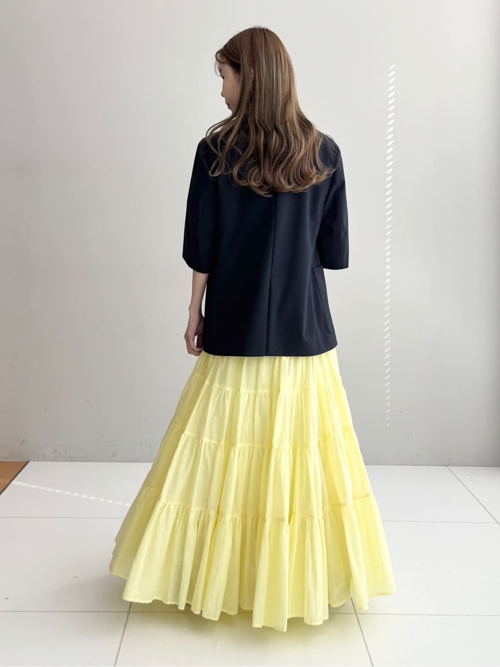 清水夏姫さんの「DRESSTERIOR｜【接触冷感／抗菌防臭／消臭】アイスクリアコットンTシャツ」を使ったコーディネート